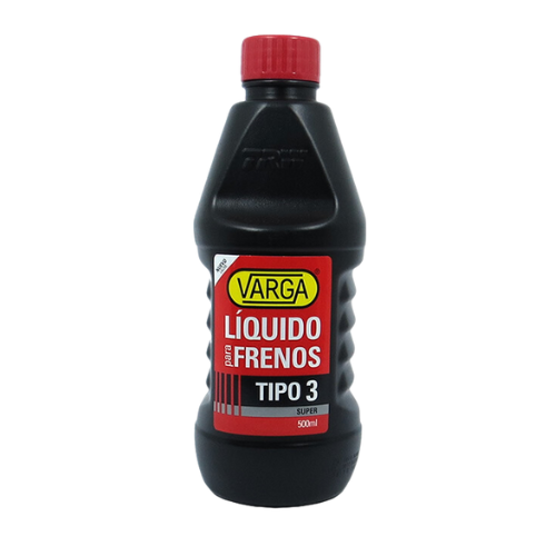 FLUIDO DE FRENOS VARGA TIPO3 500ML